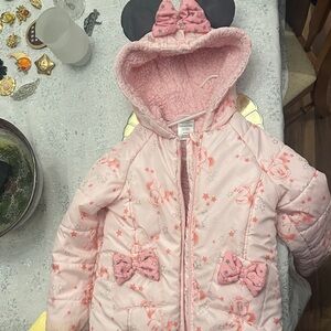 Disney Pink Minnie Mouse Quilted Jacket